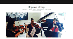 Desktop Screenshot of eleganzastrings.net